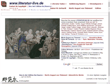 Tablet Screenshot of literatur-live.de